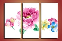 obrazy na steny voňavé kvety 3 dielne