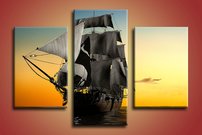 obraz na stenu lod na mori 1