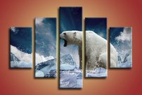 obraz na stenu ladovy medved - 3