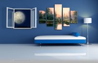 obraz na stenu letny les 7