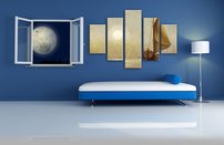 obraz na stenu lod na mori 8