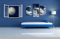 obraz na stenu ladovy medved - 9