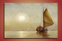 obraz na stenu lod na mori 2