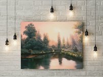 obraz na stenu letny les 8