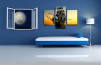 obraz na stenu lod na mori 9