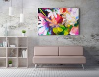 obrazy na stenu olejomaľba kvety 1 dielne