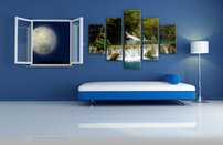 obraz na stenu vodopády v Národnom parku 5 dielne 