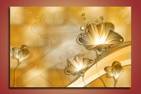 obraz na stenu 3D tapeta kvet 1 dielne