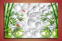 obraz na stenu 3D tapeta kvet 1 dielne