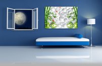 obraz na stenu 3D tapeta kvet 1 dielne