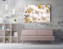 obraz na stenu 3D tapeta kvet 1 dielne