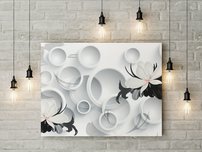 obraz na stenu 3D tapeta kvet 1 dielny