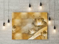 obraz na stenu 3D tapeta kvet 1 dielne