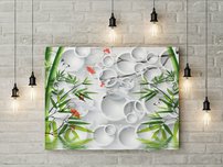 obraz na stenu 3D tapeta kvet 1 dielne