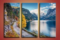 obraz na stene jeseň v Alpách 6 dielne