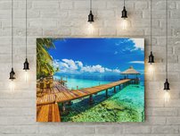 obraz na stenu maledivy 1 dielne