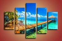 obraz na stenu maledivy 5 dielne