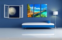 obraz na stenu maledivy 3 dielne