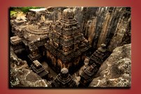 obraz na stenu chrám kailas  - 1