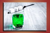 obraz na stenu zelena voda OD 4 tituná strana