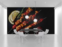 fototapeta na stenu raznici sampiony cherry paradajkami a paprikou 4