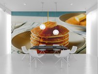 fototapeta na steun sladke domace palacinky poliate medom 4