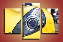 obraz na stenu zlty sportiak 3