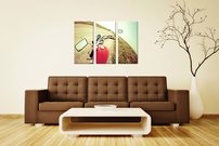 Červená motorka - AM 0166