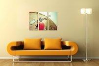 Červená motorka - AM 0166