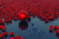 Tapeta Červené guličky - AN 0004