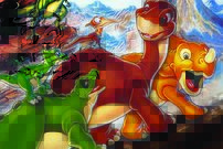 Tapeta Zem dinosaurov - AN 0065