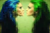 Tapeta Blue and Green-AT 0079