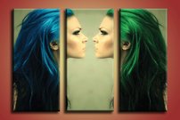 obraz blue and green 2
