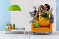 fototapeta - Brazilský Futbalista