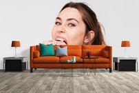 fototapeta na stenu dievca ktore je sisku 2