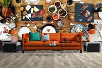 fototapeta na stenu skupina ludi co jedia 2