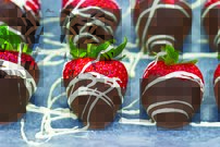 Tapeta Jahody v čokoláde - JN 0026