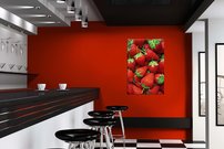 obraz na stenu jahody 2
