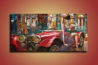 obraz na stenu vecerne stretnutie 1