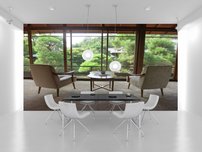 fototapeta zahrada interier 1