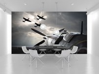 fototapeta chlap s cinkou interier 1