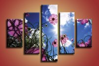 Fialové kvety - KV 0150