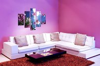 Fialové kvety - KV 0150