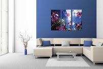 Fialové kvety - KV 0150