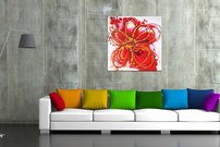 Červený kvet - KV 0196