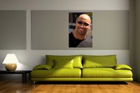 obraz na stenu dwayne johnson 3