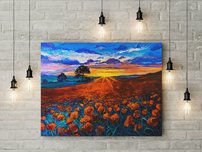 Obraz na stenu makove pole 10