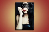 čierna škraboška - MS 0018