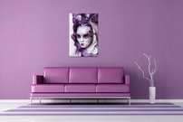 purpurová maska - MS 0032