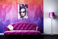 purpurová maska - MS 0032